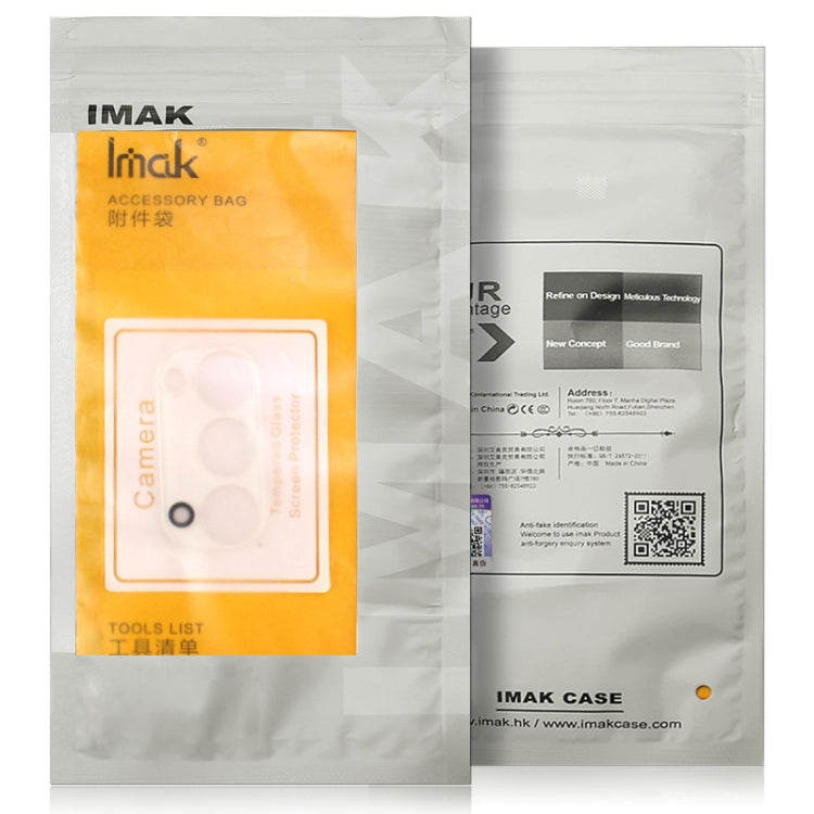 Lente de cámara trasera integrada IMAK Película de vidrio templado con tapa de lente, For iPhone 13 / 13 mini, For iPhone 13 Pro / 13 Pro Max