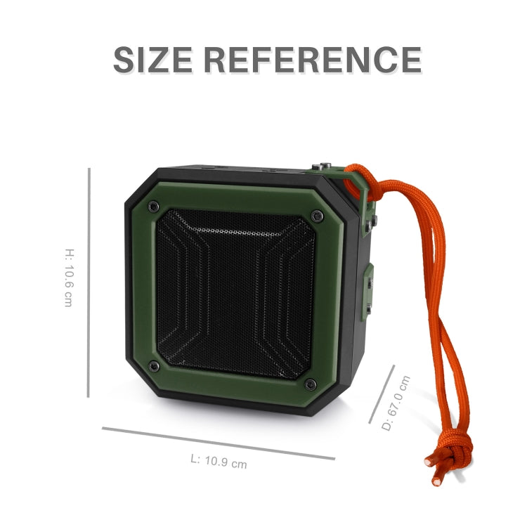 Nuevo altavoz Bluetooth Rixing NR-103 Mini TWS con cordón, NR-103 (Orange), NR-103 (Black), NR-103 (Red), NR-103 (Blue), NR-103 (Green)