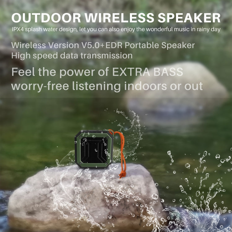 Nuevo altavoz Bluetooth Rixing NR-103 Mini TWS con cordón, NR-103 (Orange), NR-103 (Black), NR-103 (Red), NR-103 (Blue), NR-103 (Green)