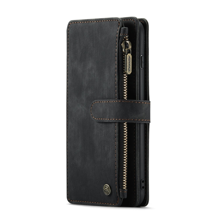 CaseMe-C30 PU + TPU Estuche de cuero con tapa horizontal multifuncional con soporte y ranura para tarjeta y billetera y bolsillo con cremallera, For iPhone 8 Plus & 7 Plus & 6 Plus, For iPhone SE 2022 / SE 2020 / 8 / 7 / 6, For iPhone 11               ...