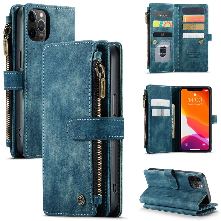 CaseMe-C30 PU + TPU Estuche de cuero con tapa horizontal multifuncional con soporte y ranura para tarjeta y billetera y bolsillo con cremallera, For iPhone 8 Plus & 7 Plus & 6 Plus, For iPhone SE 2022 / SE 2020 / 8 / 7 / 6, For iPhone 11               ...