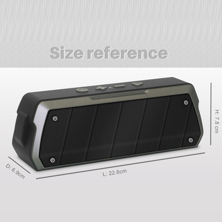 Altavoz Bluetooth de alta fidelidad NewRixing NR-5000 IPX5, compatible con llamadas manos libres/tarjeta TF/disco FM/U