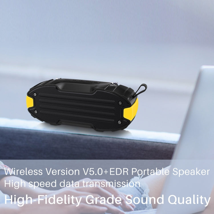 Nuevo Rixing NR-907FM TWS Altavoz Bluetooth para exteriores Compatible con llamadas manos libres / FM con mango y antena, NR-907FM (Orange), NR-907FM (Black), NR-907FM (Red), NR-907FM (Yellow), NR-906 (Blue)