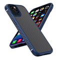 iPAKY Serie MG Fibra de carbono TPU + PC Estuche a prueba de golpes, For iPhone 13 mini, For iPhone 13, For iPhone 13 Pro, For iPhone 13 Pro Max