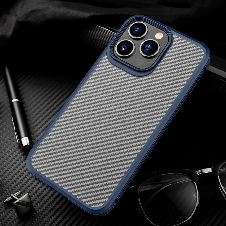 iPAKY Serie MG Fibra de carbono TPU + PC Estuche a prueba de golpes, For iPhone 13 mini, For iPhone 13, For iPhone 13 Pro, For iPhone 13 Pro Max