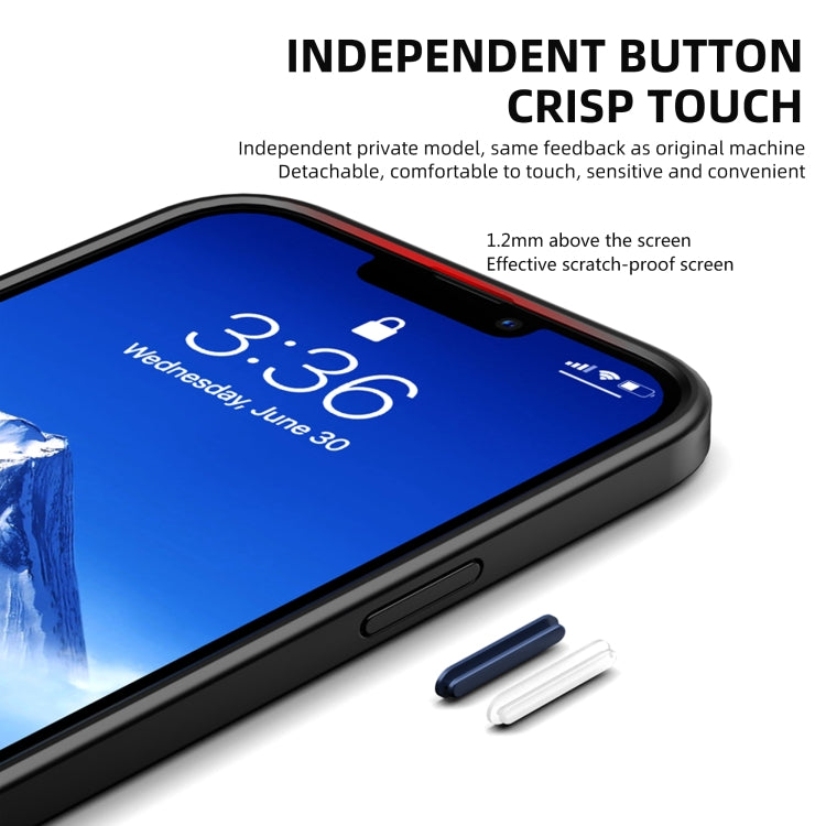 iPAKY Magic Shadow Series TPU + PC Estuche protector a prueba de golpes, For iPhone 13 mini, For iPhone 13, For iPhone 13 Pro, For iPhone 13 Pro Max