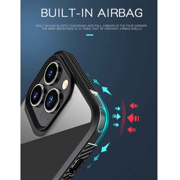iPAKY Serie MG Transparente TPU + PC Airbag Estuche a prueba de golpes, For iPhone 13 mini, For iPhone 13, For iPhone 13 Pro, For iPhone 13 Pro Max