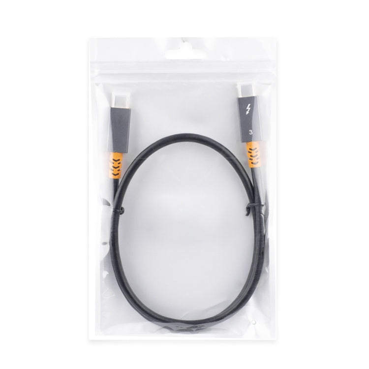 9046 100W USB-C / Tipo-C macho a USB-C / Tipo-C macho Cable de datos de dos colores Cable de audio y video 4K para Thunderbolt 3, 0.3m, 0.6m, 1m, 2m