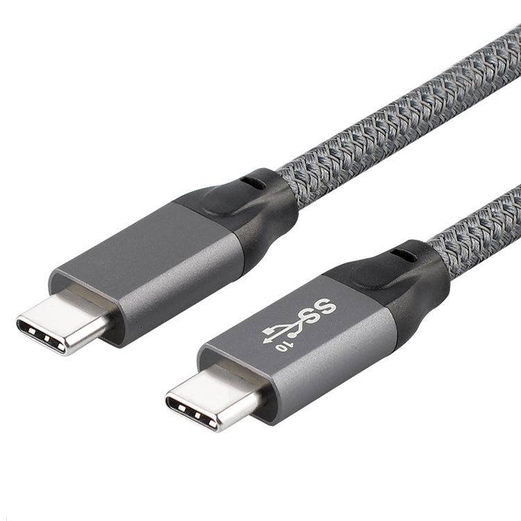 Cable de datos de función completa USB-C / Type-C macho a USB-C / Type-C macho de 100 W con marca E, 0.5m, 1m, 1.5m, 2m