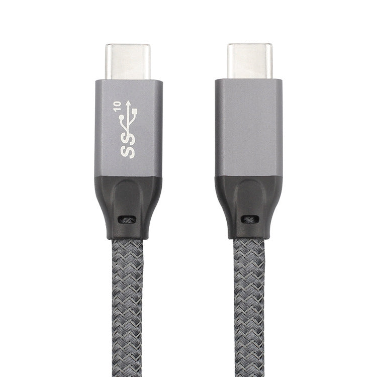 Cable de datos de función completa USB-C / Type-C macho a USB-C / Type-C macho de 100 W con marca E, 0.5m, 1m, 1.5m, 2m