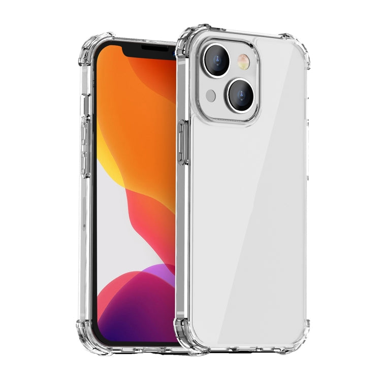 iPAKY Crystal Clear Series Funda protectora de TPU + PC transparente a prueba de golpes, For iPhone 13 mini, For iPhone 13, For iPhone 13 Pro, For iPhone 13 Pro Max