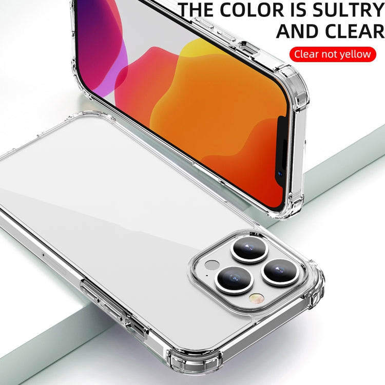 iPAKY Crystal Clear Series Funda protectora de TPU + PC transparente a prueba de golpes, For iPhone 13 mini, For iPhone 13, For iPhone 13 Pro, For iPhone 13 Pro Max