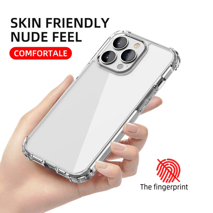 iPAKY Crystal Clear Series Funda protectora de TPU + PC transparente a prueba de golpes, For iPhone 13 mini, For iPhone 13, For iPhone 13 Pro, For iPhone 13 Pro Max