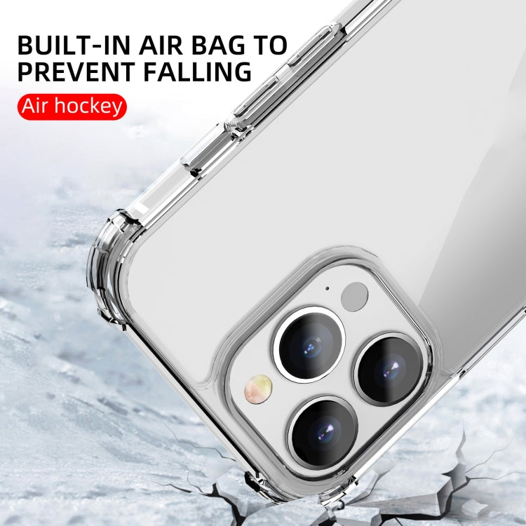 iPAKY Crystal Clear Series Funda protectora de TPU + PC transparente a prueba de golpes, For iPhone 13 mini, For iPhone 13, For iPhone 13 Pro, For iPhone 13 Pro Max