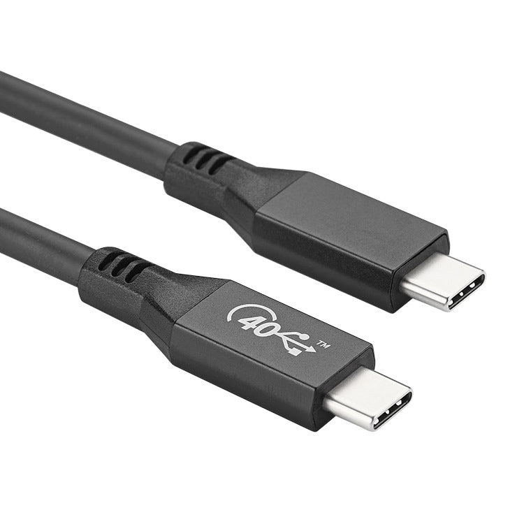 100W USB-C / Type-C 4.0 Macho a USB-C / Type-C 4.0 Macho Cable de datos de funciones completas para Thunderbolt 3, 0.5m, 0.8m, 1m