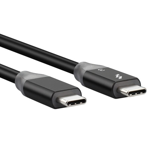 100W USB-C / Type-C 4.0 Macho a USB-C / Type-C 4.0 Macho Cable de datos de funciones completas de dos colores para Thunderbolt 3, 0.31m, 0.61m, 0.95m, 1.22m