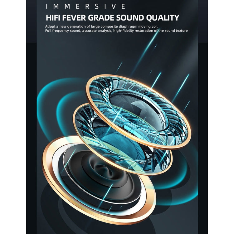 Original Lenovo XT80 TWS Juego / Música Auricular Bluetooth de modo dual con luz de respiración y caja de carga