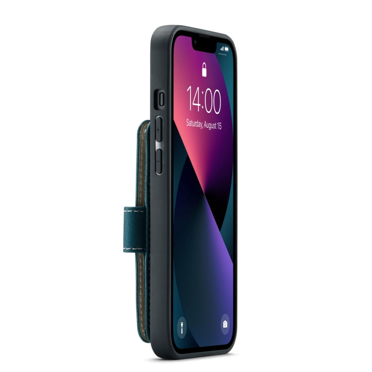 JEEHOOD Estuche protector magnético PU + TPU con cepillo antirrobo con ranura para tarjeta, For iPhone 13 mini, For iPhone 13, For iPhone 13 Pro, For iPhone 13 Pro Max