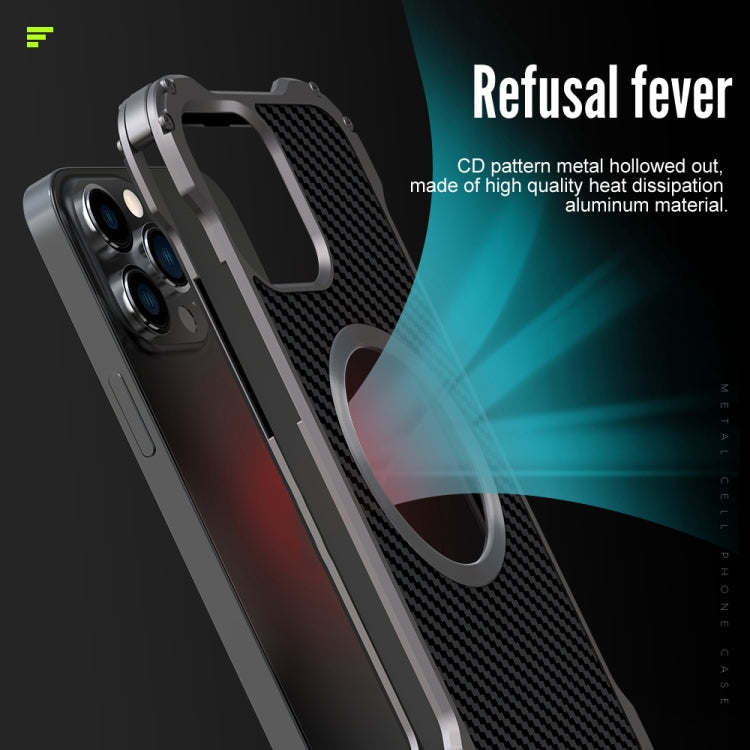 Estuche protector de metal hueco a prueba de golpes R-JUST RJ51, For iPhone 13 mini, For iPhone 13, For iPhone 13 Pro, For iPhone 13 Pro Max