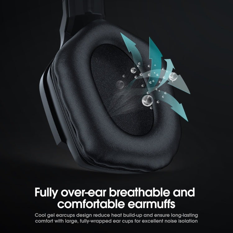 ONIKUMA B60 Bluetooth 5.0 Auriculares inalámbricos Bluetooth para juegos de graves fuertes ajustables con micrófono