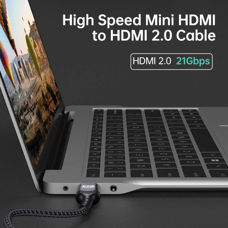 Cable adaptador trenzado HDMI 2.0 macho a HDMI 2.0 macho 4K Ultra-HD, 1m, 1.5m, 2m, 3m, 5m, 6m, 8m, 10m, 12m, 15m, 18m, 20m