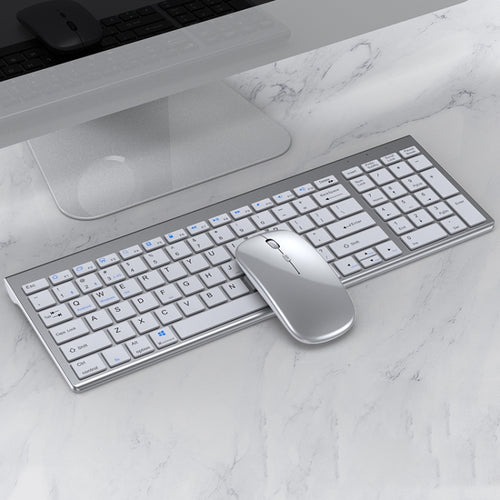 109 Conjunto de mouse de teclado inalámbrico Bluetooth de tres modos, Three-mode Keyboard Mouse Set