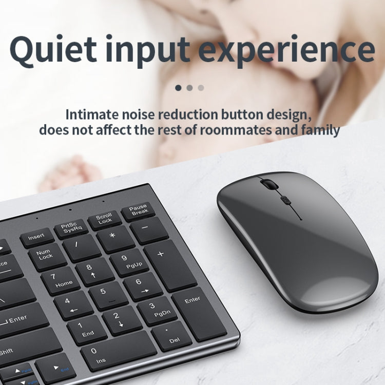 109 Conjunto de mouse de teclado inalámbrico Bluetooth de tres modos, Three-mode Keyboard Mouse Set