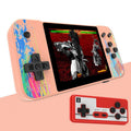 G3 Macaron Consola de juegos portátil con pantalla de 3,5 pulgadas para jugadores duales 800 juegos incorporados, Double Players / Pink, Double Players / Grey, Double Players / Green, Double Players / Blue