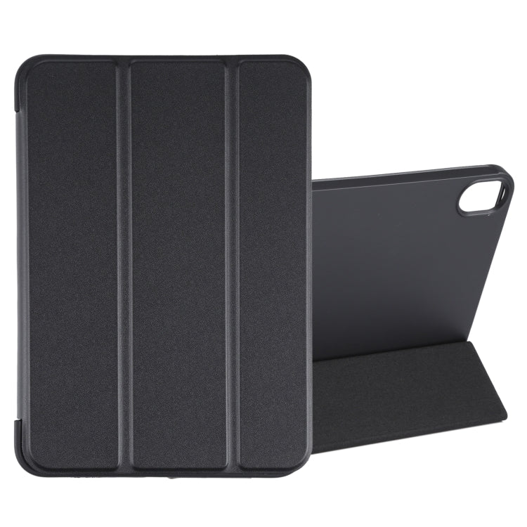 Estuche de cuero para tableta con tapa horizontal a prueba de golpes GEBEI con soporte de tres pliegues, For iPad mini 2024 / mini 6