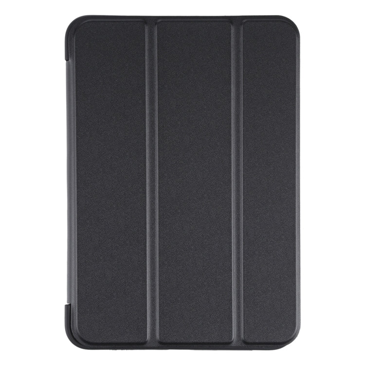 Estuche de cuero para tableta con tapa horizontal a prueba de golpes GEBEI con soporte de tres pliegues, For iPad mini 2024 / mini 6