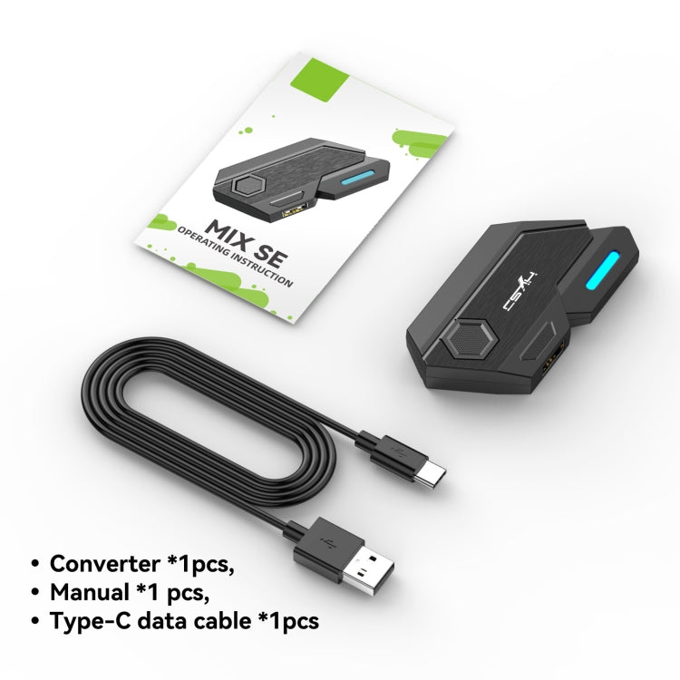 HXSJ P3 Bluetooth 5.0 Teclado Convertidor de ratón Juego de disparos Herramienta auxiliar
