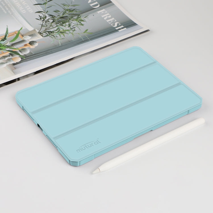 Estuche de cuero para tableta con tapa horizontal de la serie Mutural Pinyue con soporte y ranura para bolígrafo y función de suspensión / activación, For iPad mini 6 / mini 2024