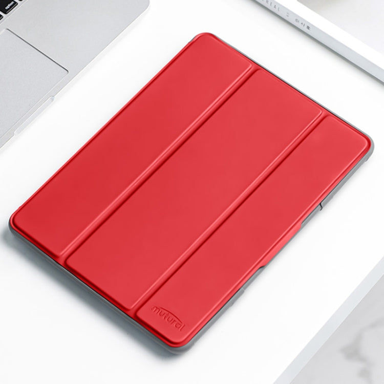 Estuche de cuero para tableta con tapa horizontal Mutural con soporte y ranura para bolígrafo, For iPad mini 6 / mini 2024