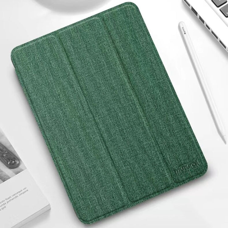 Funda de cuero para tableta con tapa horizontal y textura de patrón de tela de la serie Mutural YASHI, For iPad mini 6 / mini 2024, For iPad mini 6
