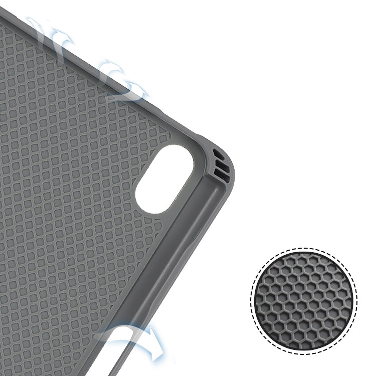 Funda de cuero para tableta con tapa horizontal y textura de patrón de tela de la serie Mutural YASHI, For iPad mini 6 / mini 2024, For iPad mini 6