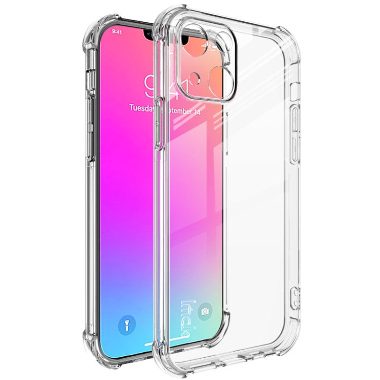 Estuche para teléfono TPU con bolsa de aire todo incluido a prueba de golpes IMAK con protector de pantalla, For iPhone 13, For iPhone 13 mini, For iPhone 13 Pro, For iPhone 13 Pro Max