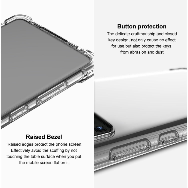 Estuche para teléfono TPU con bolsa de aire todo incluido a prueba de golpes IMAK con protector de pantalla, For iPhone 13, For iPhone 13 mini, For iPhone 13 Pro, For iPhone 13 Pro Max