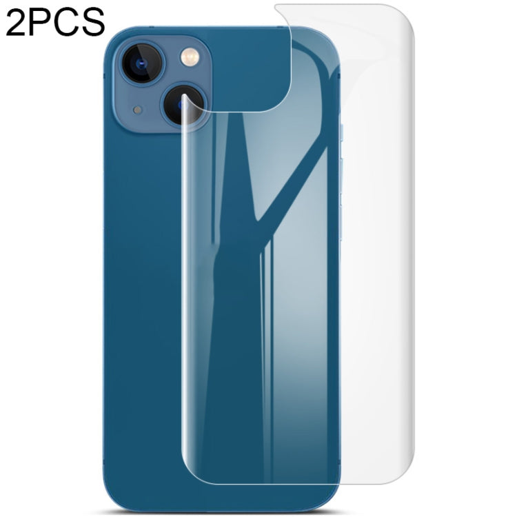 2 protectores traseros de película de hidrogel de pantalla completa curvada IMAK, For iPhone 13, For iPhone 13 mini, For iPhone 13 Pro, For iPhone 13 Pro Max