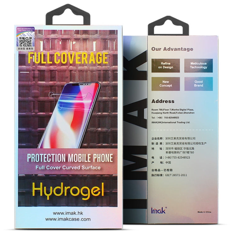 2 protectores traseros de película de hidrogel de pantalla completa curvada IMAK, For iPhone 13, For iPhone 13 mini, For iPhone 13 Pro, For iPhone 13 Pro Max