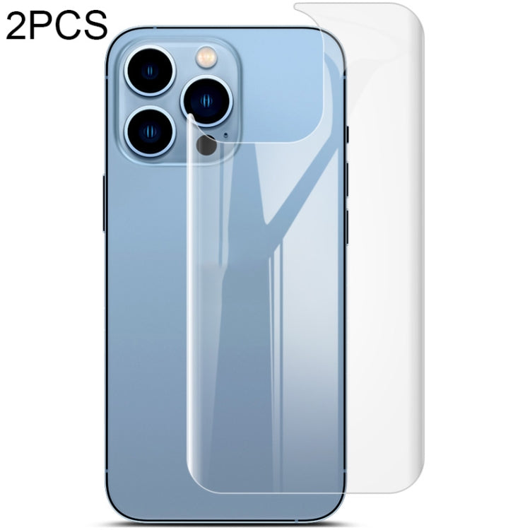 2 protectores traseros de película de hidrogel de pantalla completa curvada IMAK, For iPhone 13, For iPhone 13 mini, For iPhone 13 Pro, For iPhone 13 Pro Max