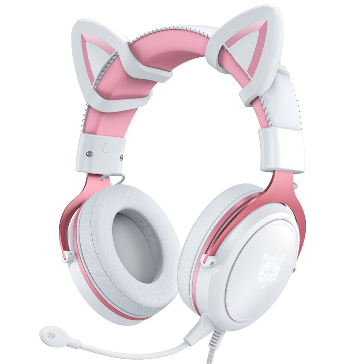 ONIKUMA X10 Car Ear LED Light Auriculares para juegos ajustables con micrófono
