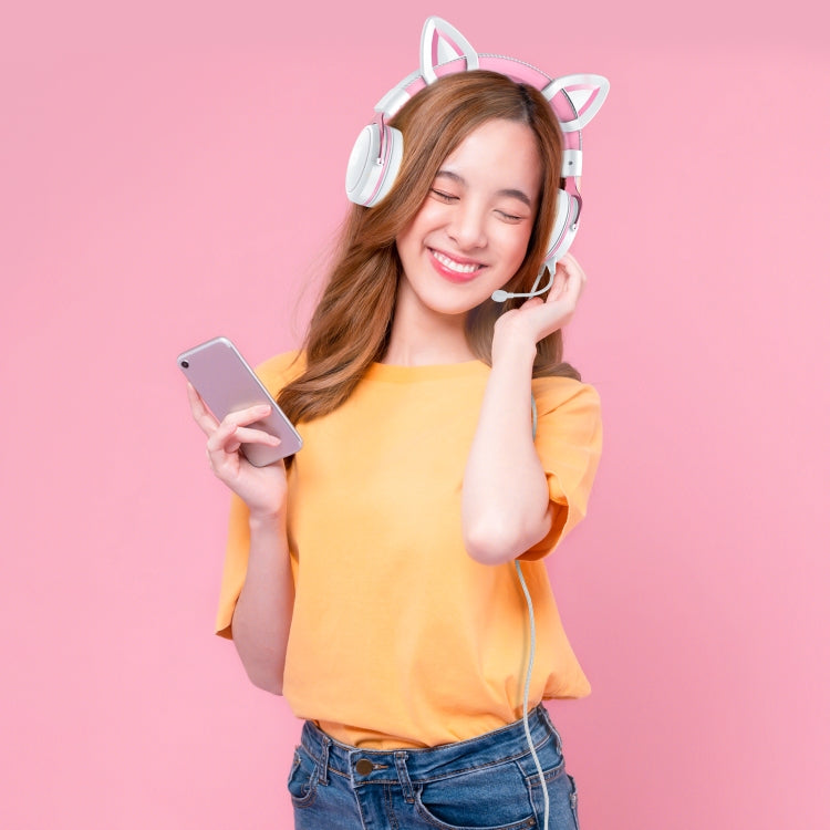 ONIKUMA X10 Car Ear LED Light Auriculares para juegos ajustables con micrófono