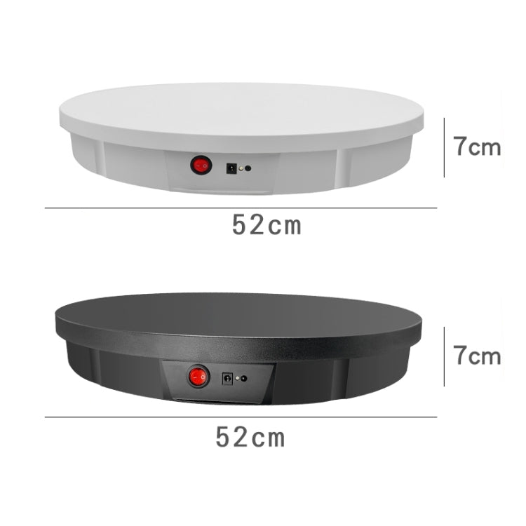 Tocadiscos giratorio eléctrico con Control remoto de 52cm, soporte de exhibición, accesorios de grabación de vídeo, tocadiscos, enchufe de alimentación, 52cm, Plug-in Power,US Plug, 52cm, Plug-in Power,EU Plug, 52cm, Plug-in Power,AU Plug              ...