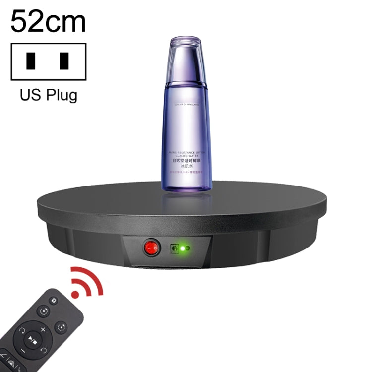 Tocadiscos giratorio eléctrico con Control remoto de 52cm, soporte de exhibición, accesorios de grabación de vídeo, plato giratorio, potencia de carga, 52cm, Charging Power,US Plug, 52cm, Charging Power,EU Plug, 52cm, Charging Power,AU Plug            ...