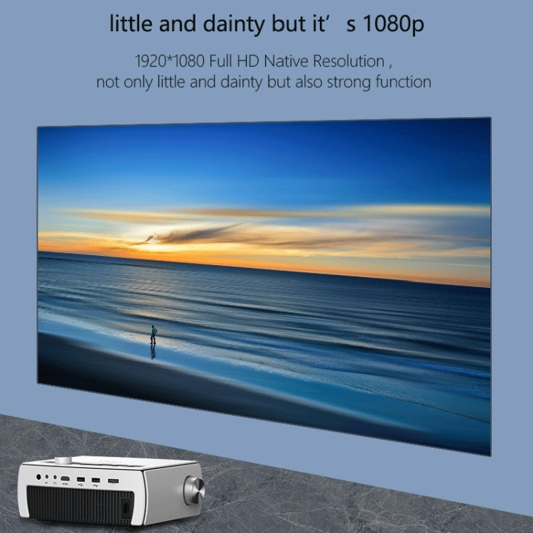 YG430 Android versión 1920x1080 2500 lúmenes portátil Home Theater LCD HD proyector, US Plug, EU Plug, UK Plug, AU Plug