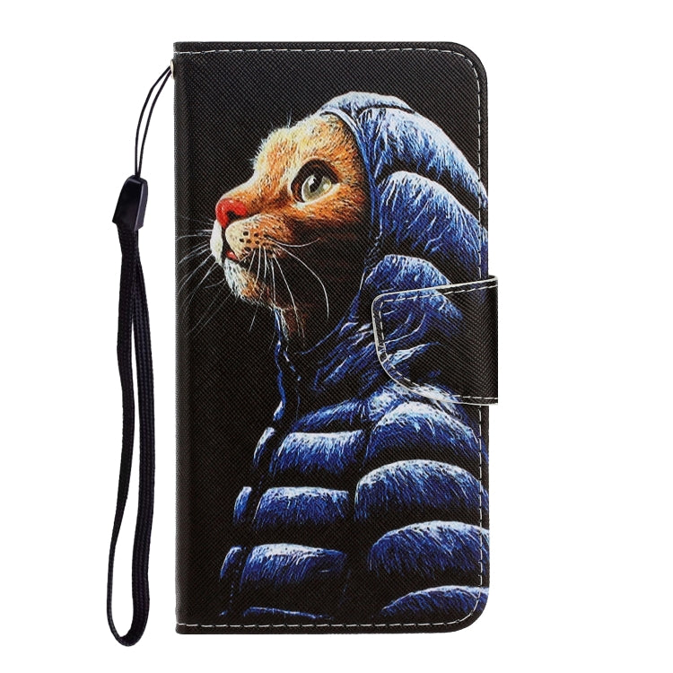 Estuche de cuero de PU con tapa horizontal de dibujo en color 3D con soporte y ranuras para tarjetas y billetera, For iPhone SE 2022 / SE 2020 / 8 / 7