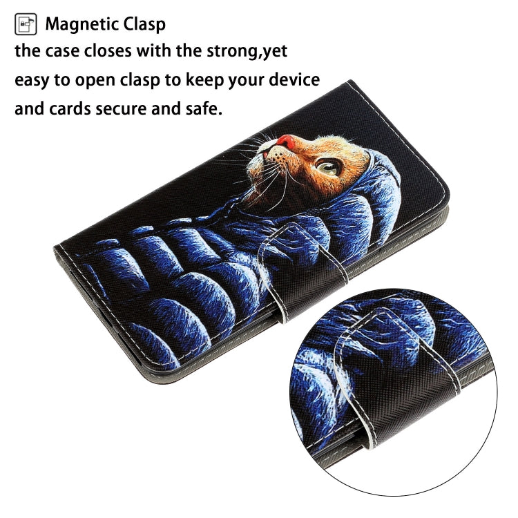 Estuche de cuero de PU con tapa horizontal de dibujo en color 3D con soporte y ranuras para tarjetas y billetera, For iPhone SE 2022 / SE 2020 / 8 / 7
