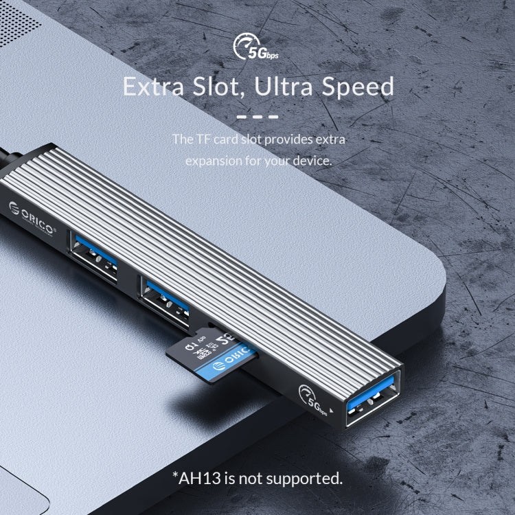Estación de acoplamiento ORICO AH-12F 4 en 1 Tipo-C / USB-C a HUB USB 3.0, AH-12F