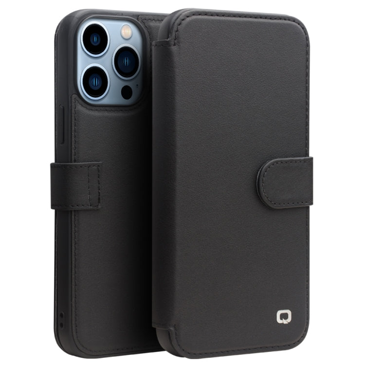 QIALINO Estuche de cuero para teléfono con hebilla magnética y ranura para tarjeta, For iPhone 13 Pro Max, For iPhone 13 Pro, For iPhone 13, For iPhone 13 mini