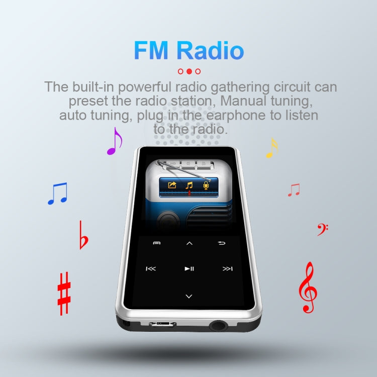 Reproductor Bluetooth portátil multifuncional M12, 4GB, 8GB, 16GB, 32GB